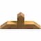 Ekena Millwork Portland Rough Sawn Timber Gable Bracket, Western Red Cedar, 36"W x 16"H x 4"D x 6"F, 11/12 Pitch GBW036X16X0406POR00RWR - alternate 5